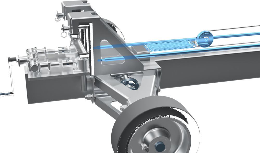 Auto towbar brake system detail
